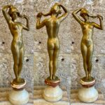 Louis Charles Beylard (1843-1925), nude woman, bronze